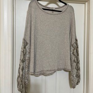 Bishop sleeve sweater